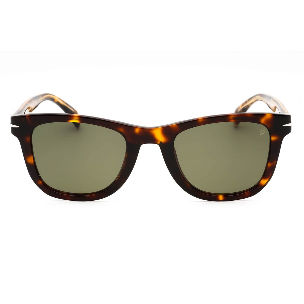 David Beckham DB 1006/S Rectangular Sunglasses – Havana/Green