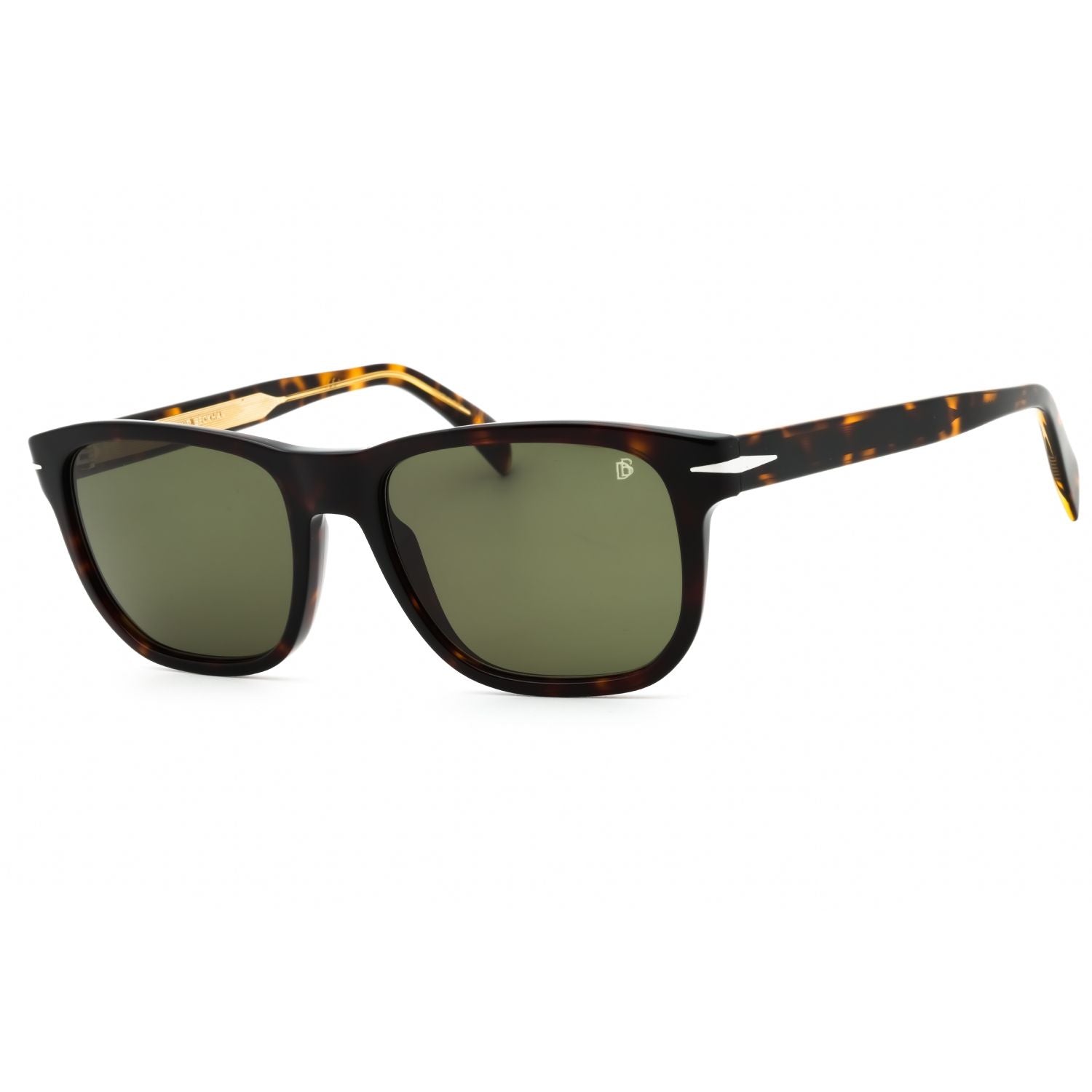 David Beckham DB 1045/S Rectangular Sunglasses – Havana/Green