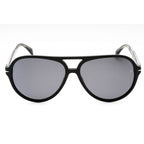 David Beckham DB 1091/S Aviator Sunglasses – Black/Grey Polarized