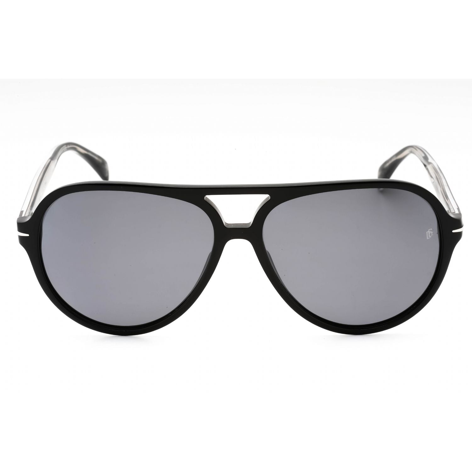 David Beckham DB 1091/S Aviator Sunglasses – Black/Grey Polarized
