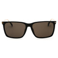 David Beckham DB 1145/G/S Rectangular Sunglasses – Black/Grey