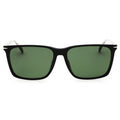 David Beckham DB 1145/G/S Rectangular Sunglasses – Black/Green