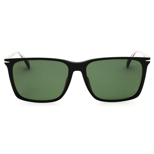 David Beckham DB 1145/G/S Rectangular Sunglasses – Black/Green