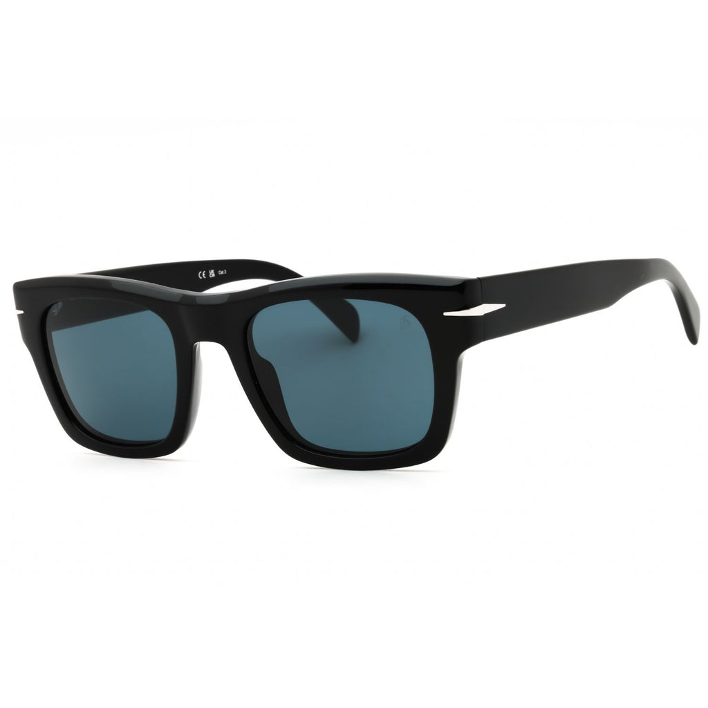 David Beckham DB 7099/S Rectangular Sunglasses – Black/Blue