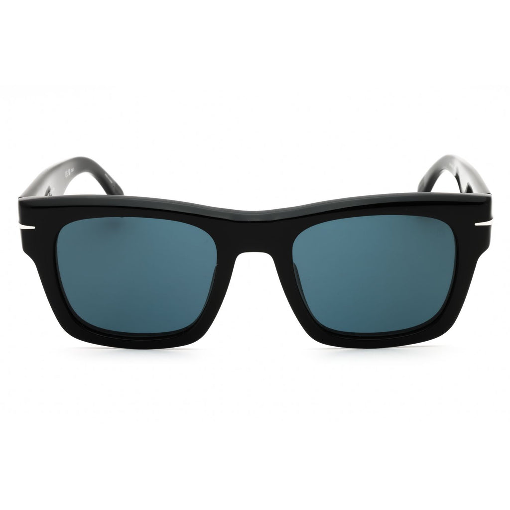 David Beckham DB 7099/S Rectangular Sunglasses – Black/Blue