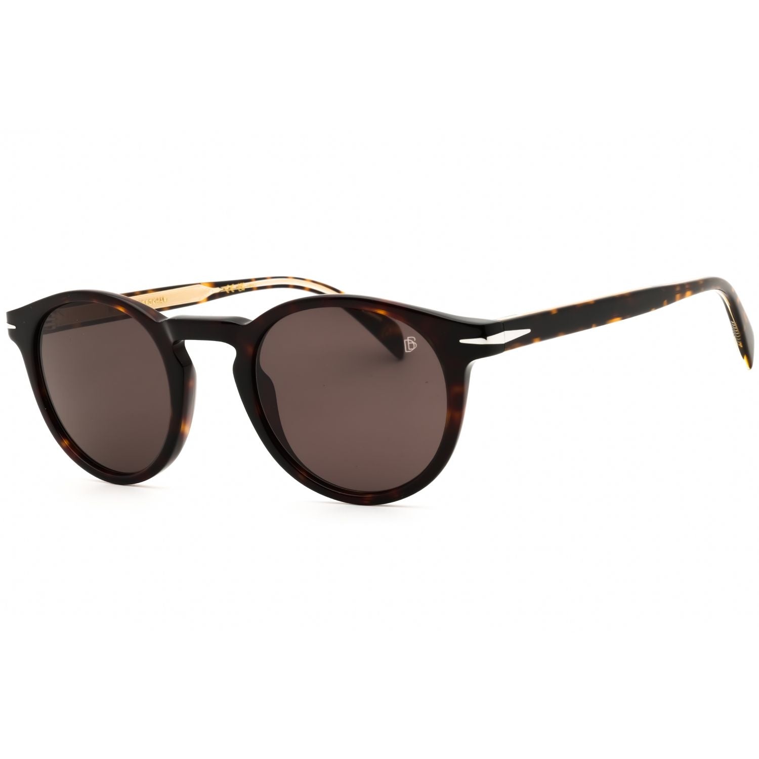 David Beckham DB 1036/S Round Sunglasses – Havana/Grey