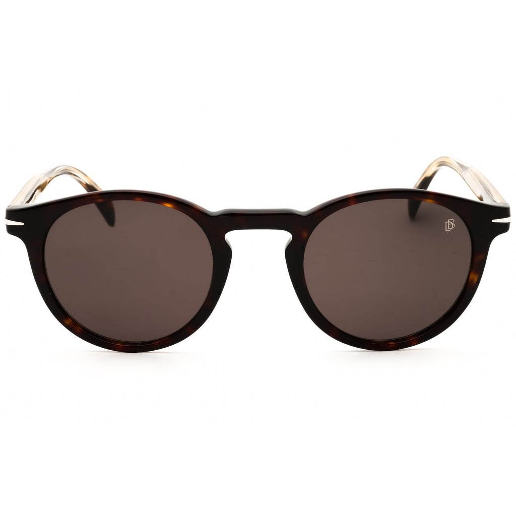David Beckham DB 1036/S Round Sunglasses – Havana/Grey