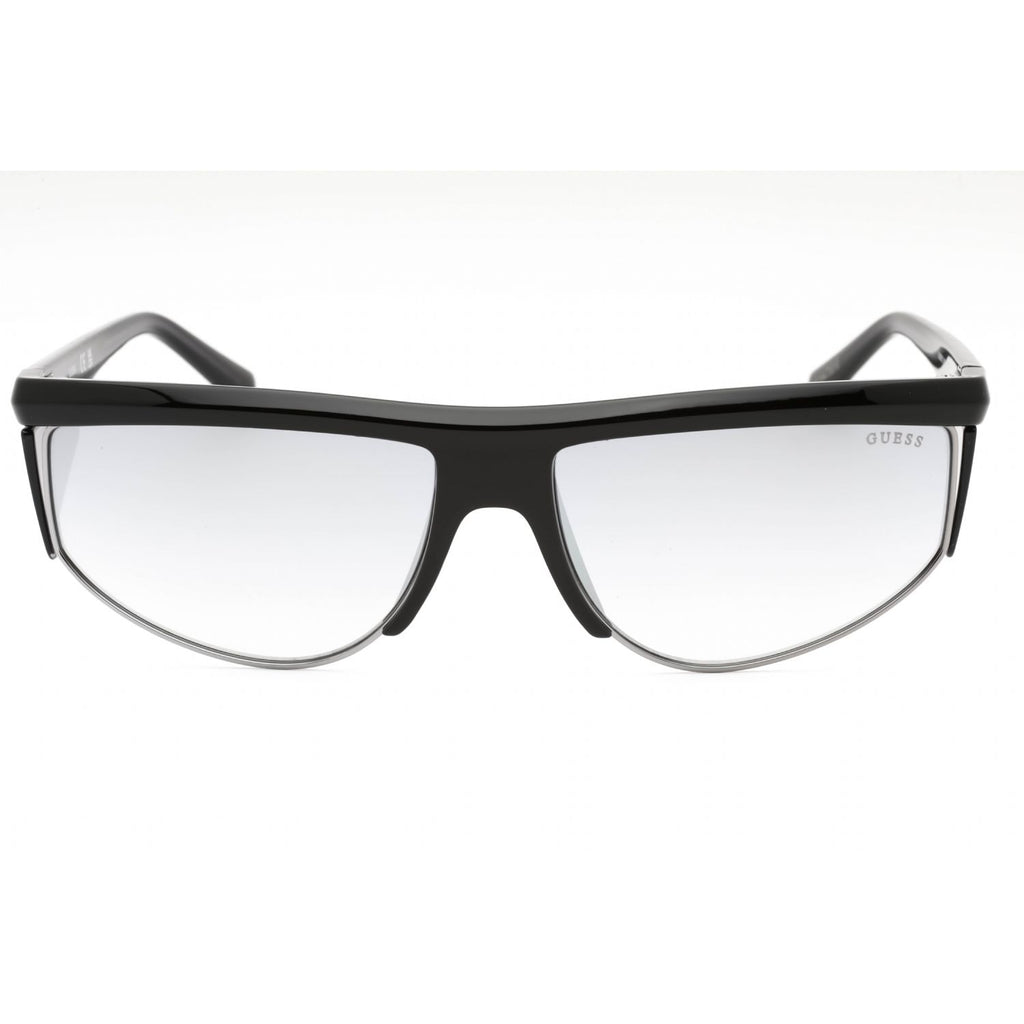 Guess GU00072 Men's Oval Sunglasses – Shiny Black