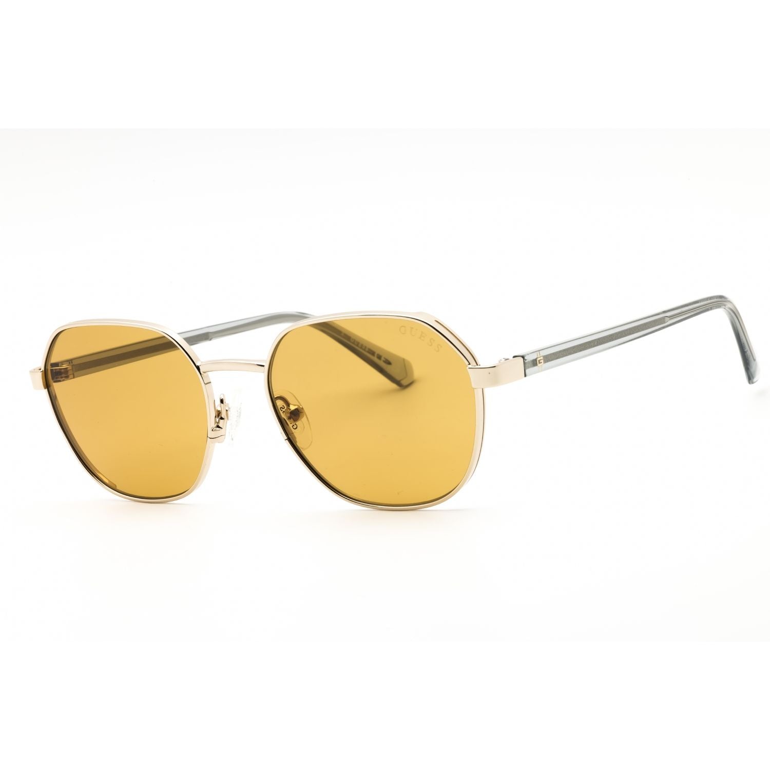 Guess GU00116 Men's Round Sunglasses – Gold