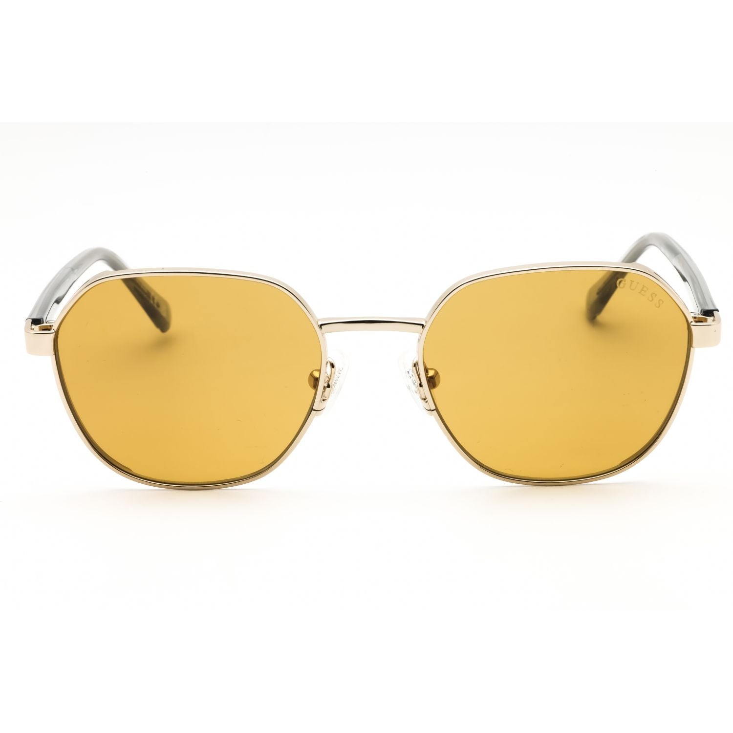 Guess GU00116 Men's Round Sunglasses – Gold