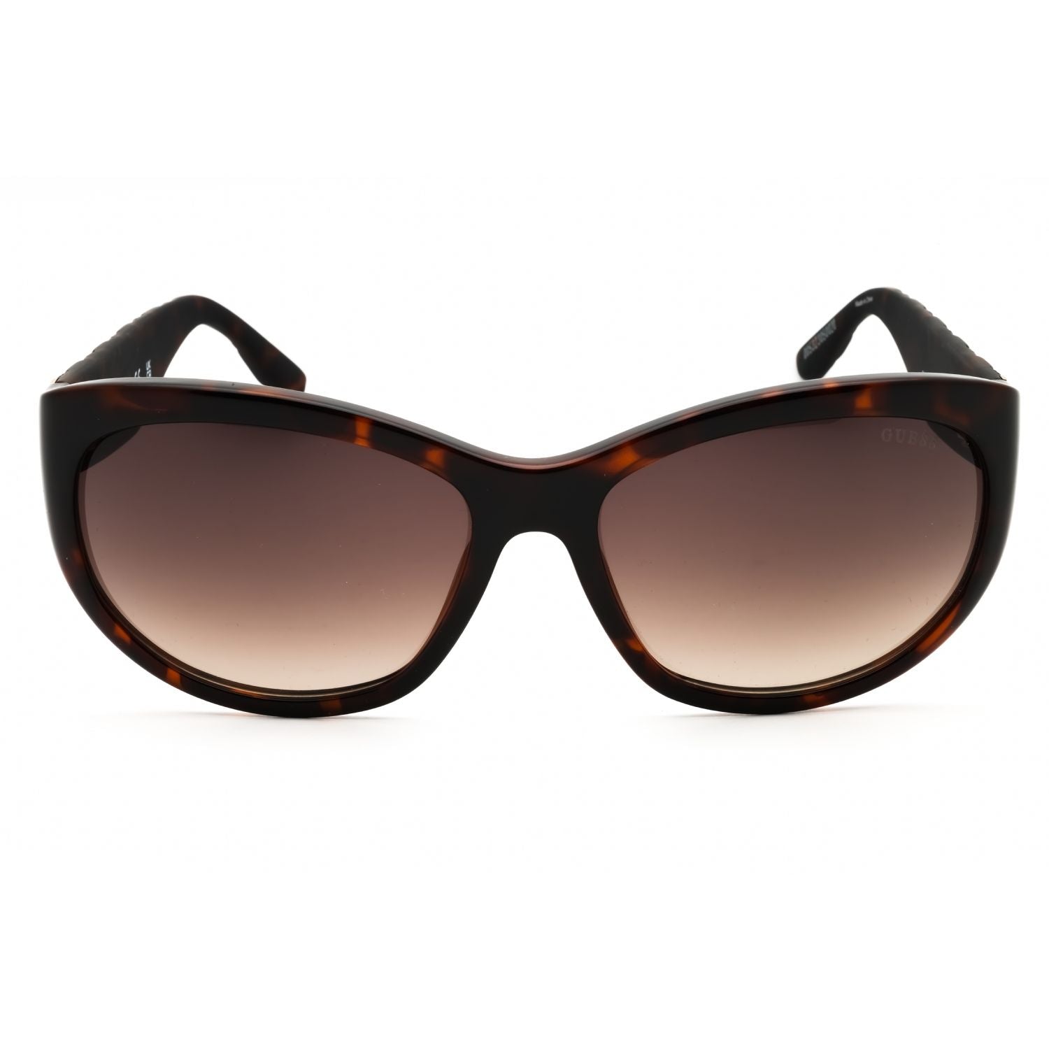 Guess GU00131 Dark Havana / Gradient Brown Oval Sunglasses