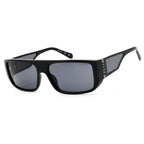 Guess GU00136 Unisex Rectangular Sunglasses – Shiny Black