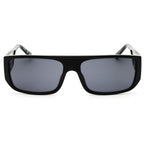 Guess GU00136 Unisex Rectangular Sunglasses – Shiny Black