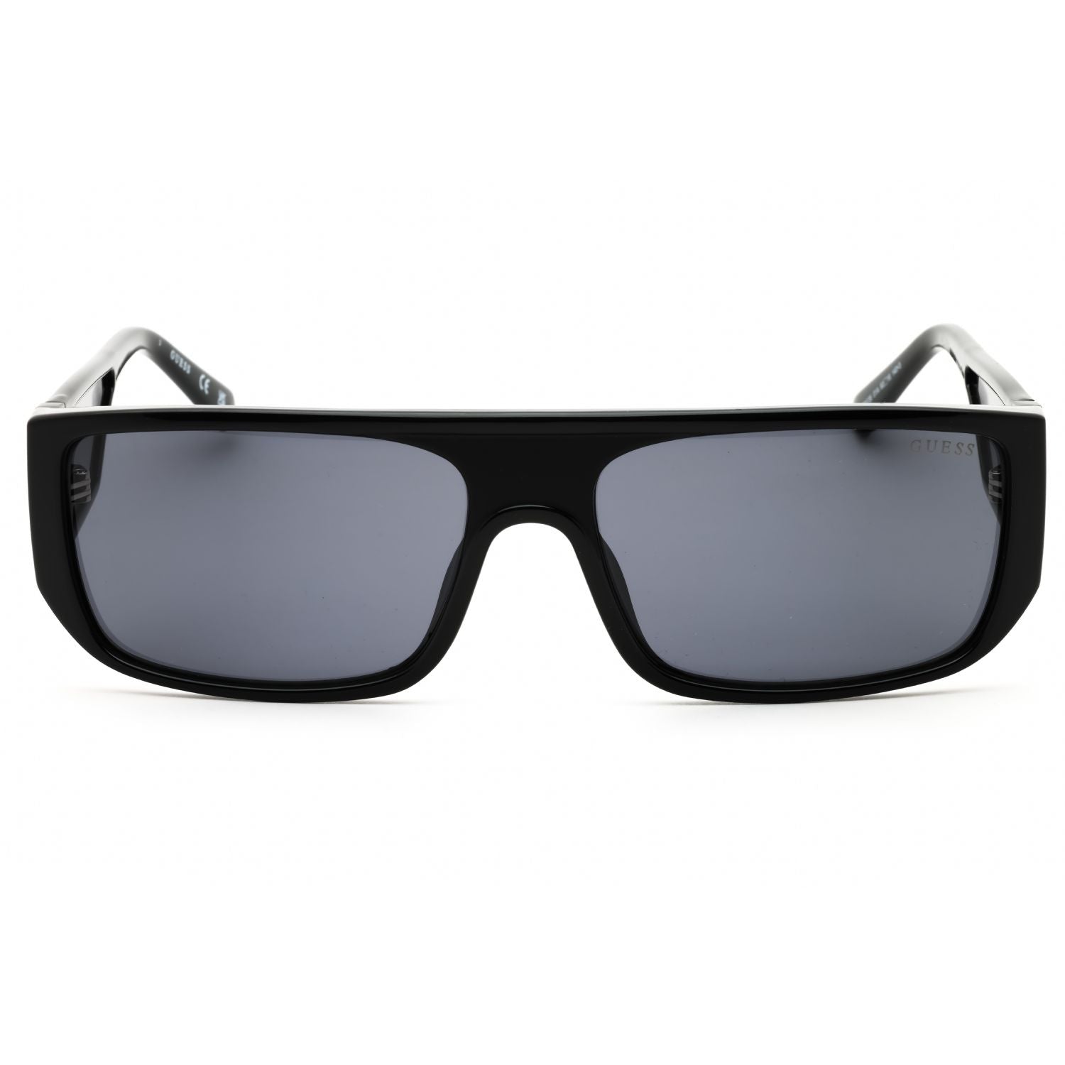 Guess GU00136 Unisex Rectangular Sunglasses – Shiny Black