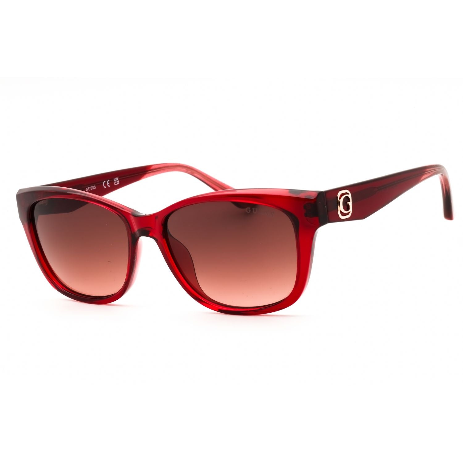 Guess GU00145 Women's Rectangular Sunglasses – Shiny Red