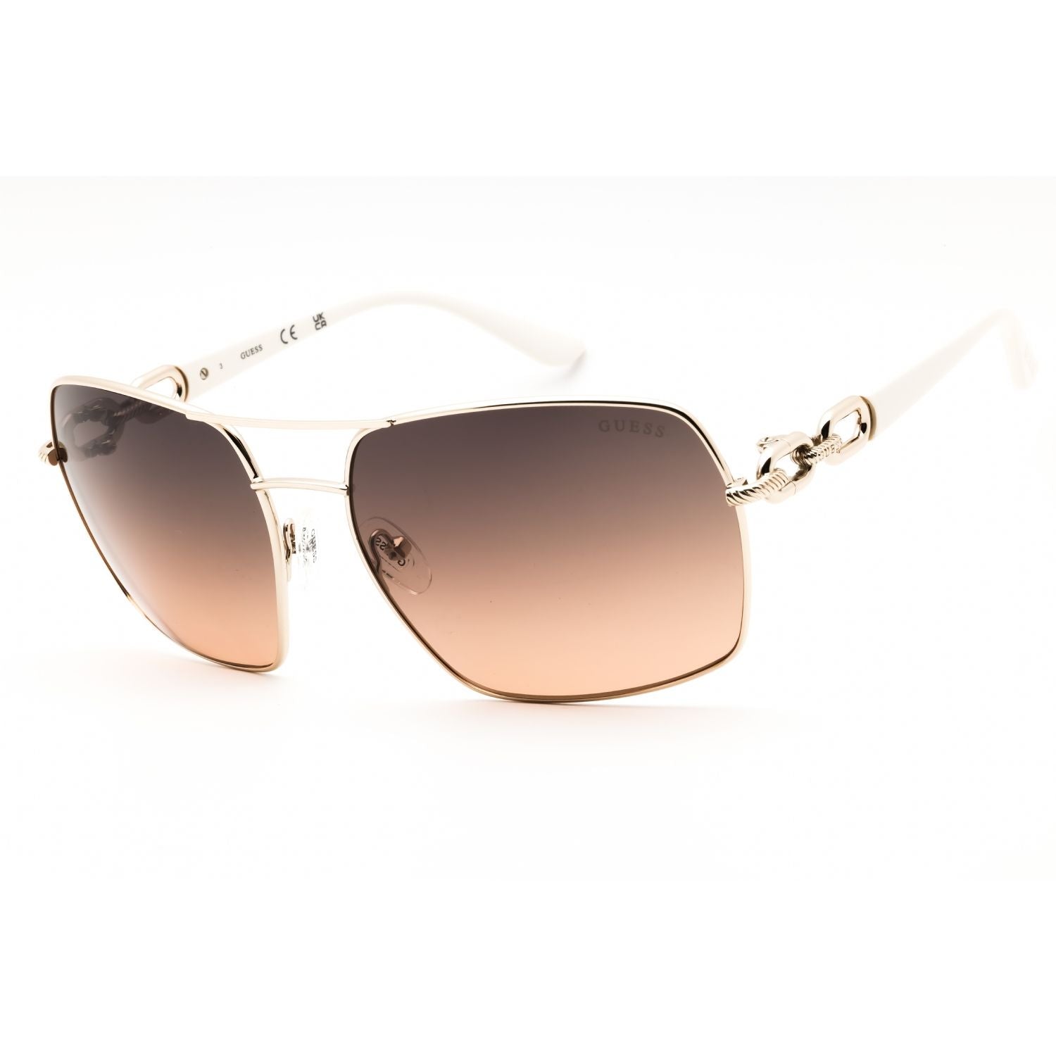 Guess GU00159 Women's Rectangular Sunglasses – Gold