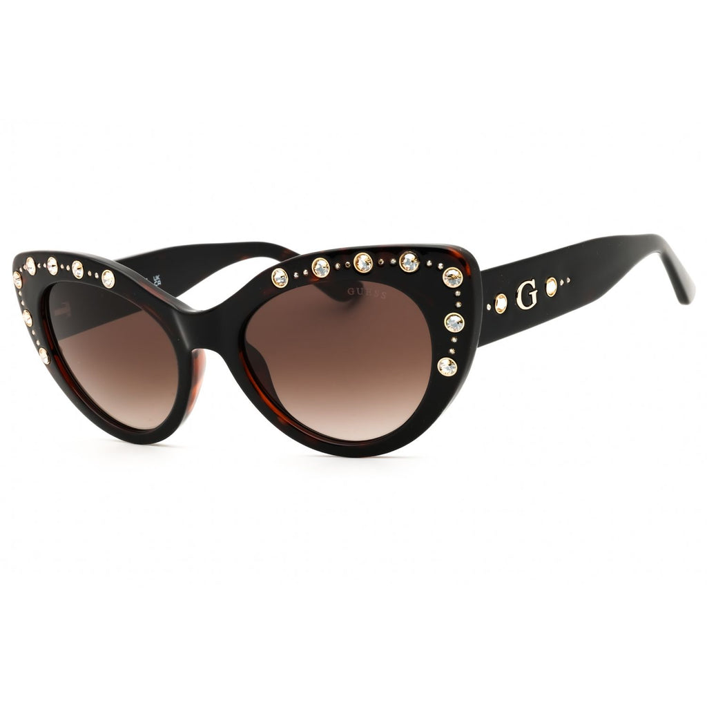 Guess GU00163 Cat Eye Sunglasses for Women – Dark Havana