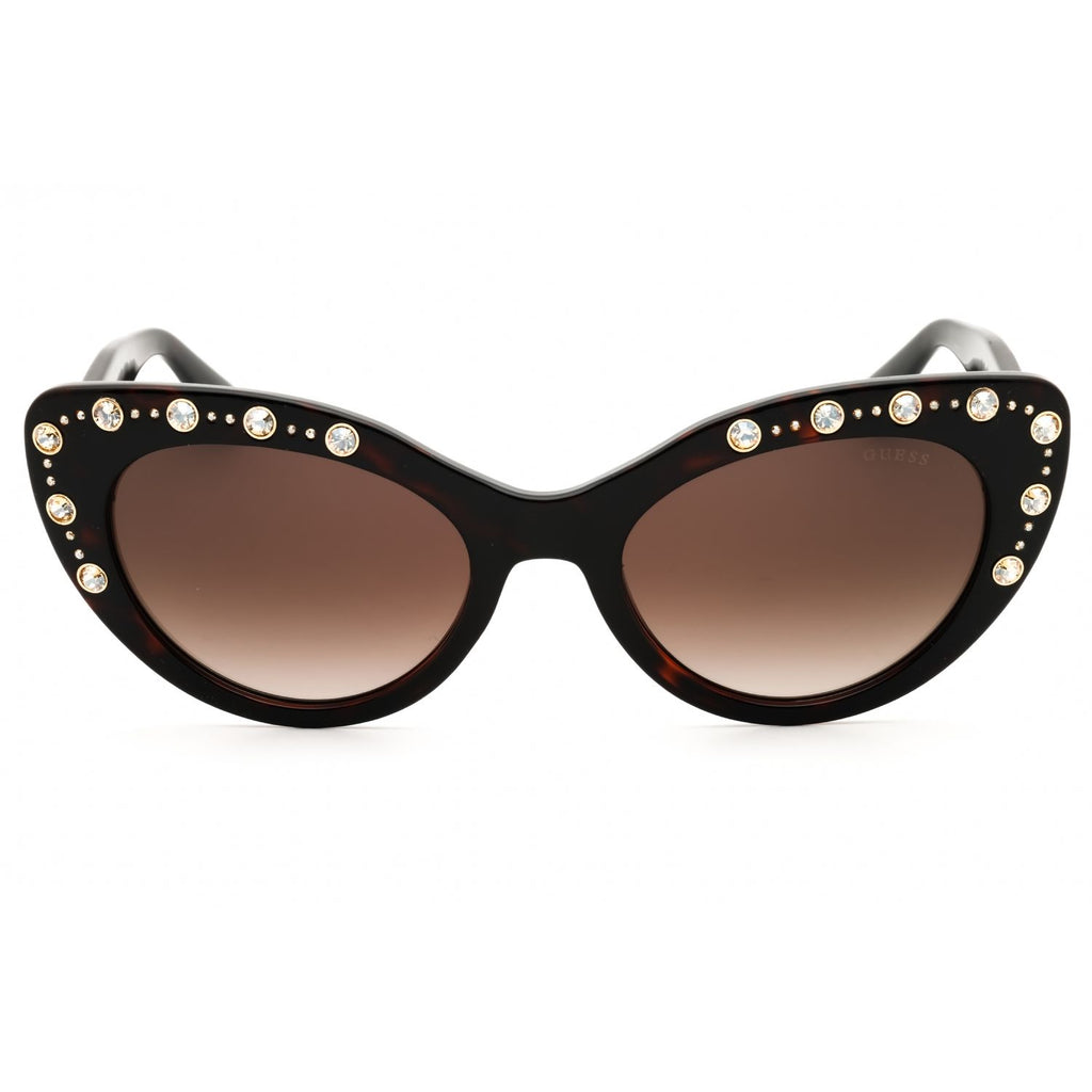 Guess GU00163 Cat Eye Sunglasses for Women – Dark Havana