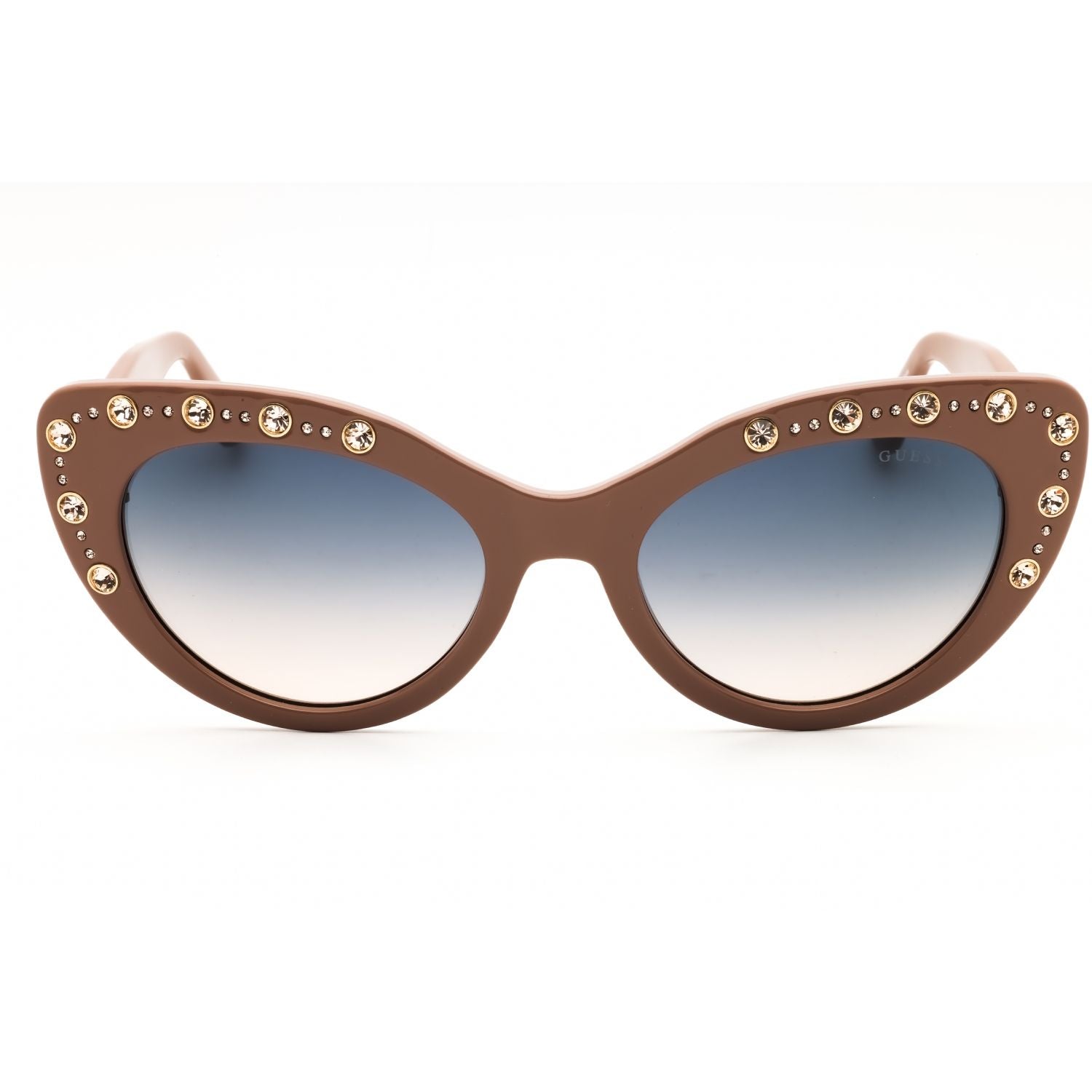 Guess GU00163 Women's Cat Eye Sunglasses – Shiny Beige