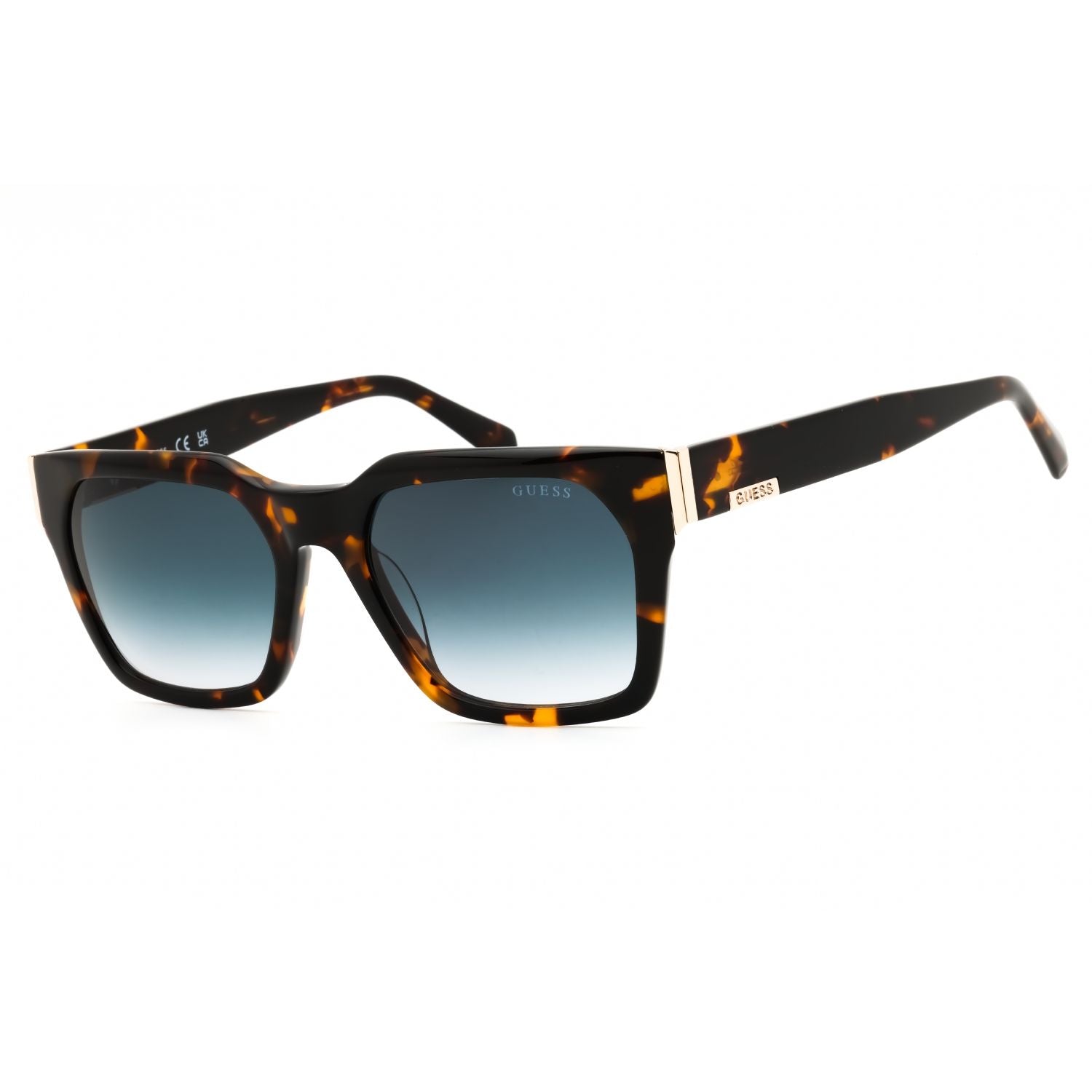 Guess GU00172 Men's Rectangular Sunglasses – Dark Havana