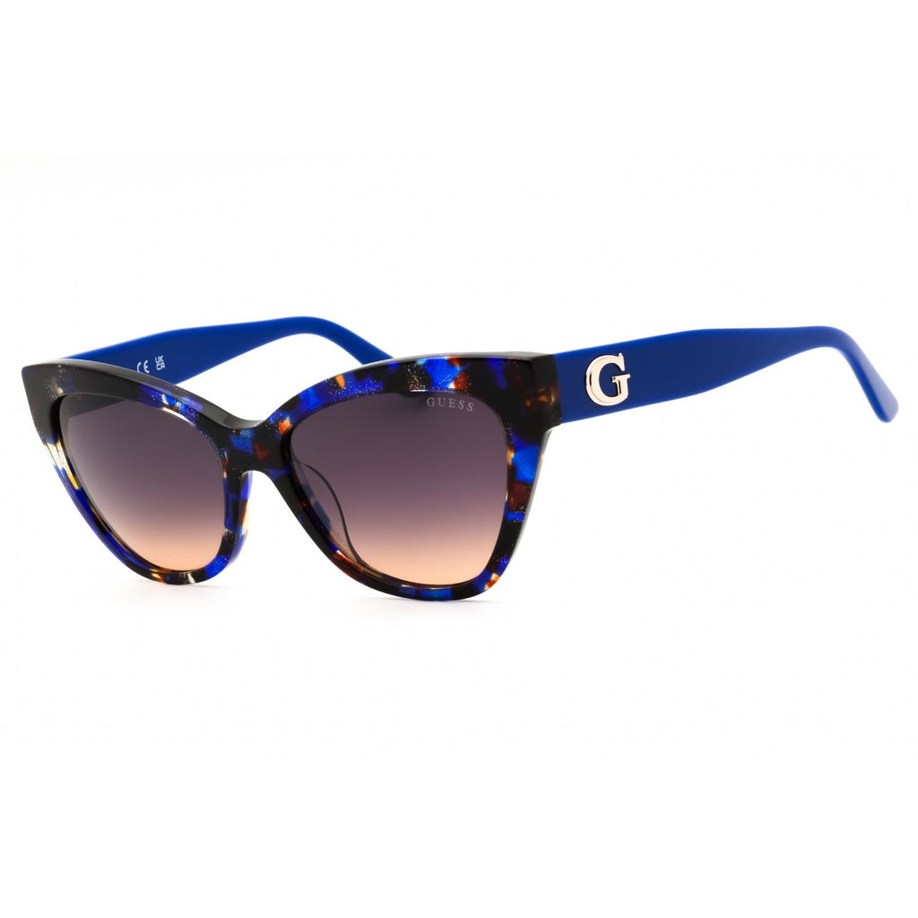 Guess GU00204 Women's Cat Eye Sunglasses – Blue Havana