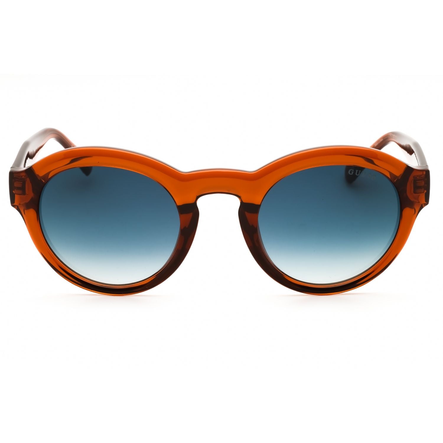 Guess GU00205 Men's Round Sunglasses – Shiny Dark Brown