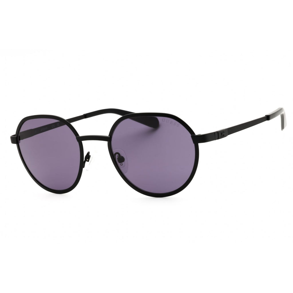 Guess GU00207 Men's Round Sunglasses – Matte Black