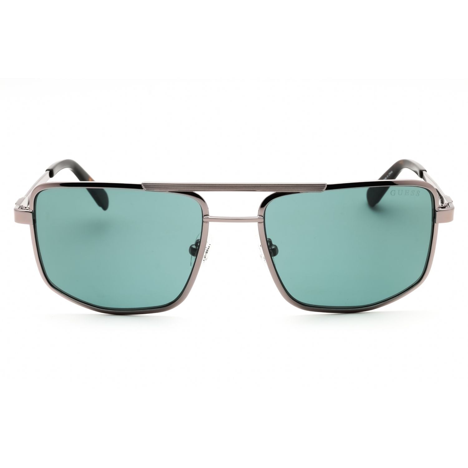Guess GU00208 Men's Rectangular Sunglasses – Shiny Gunmetal