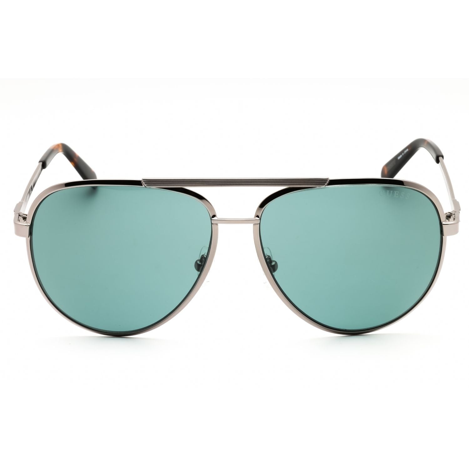 Guess GU00209 Men's Aviator Sunglasses – Shiny Gunmetal