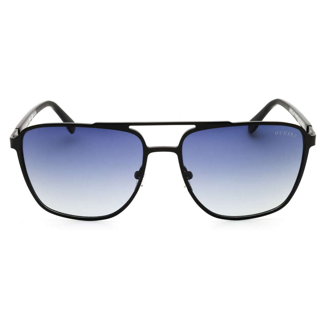 Guess GU00210 Men's Rectangular Polarized Sunglasses – Matte Black