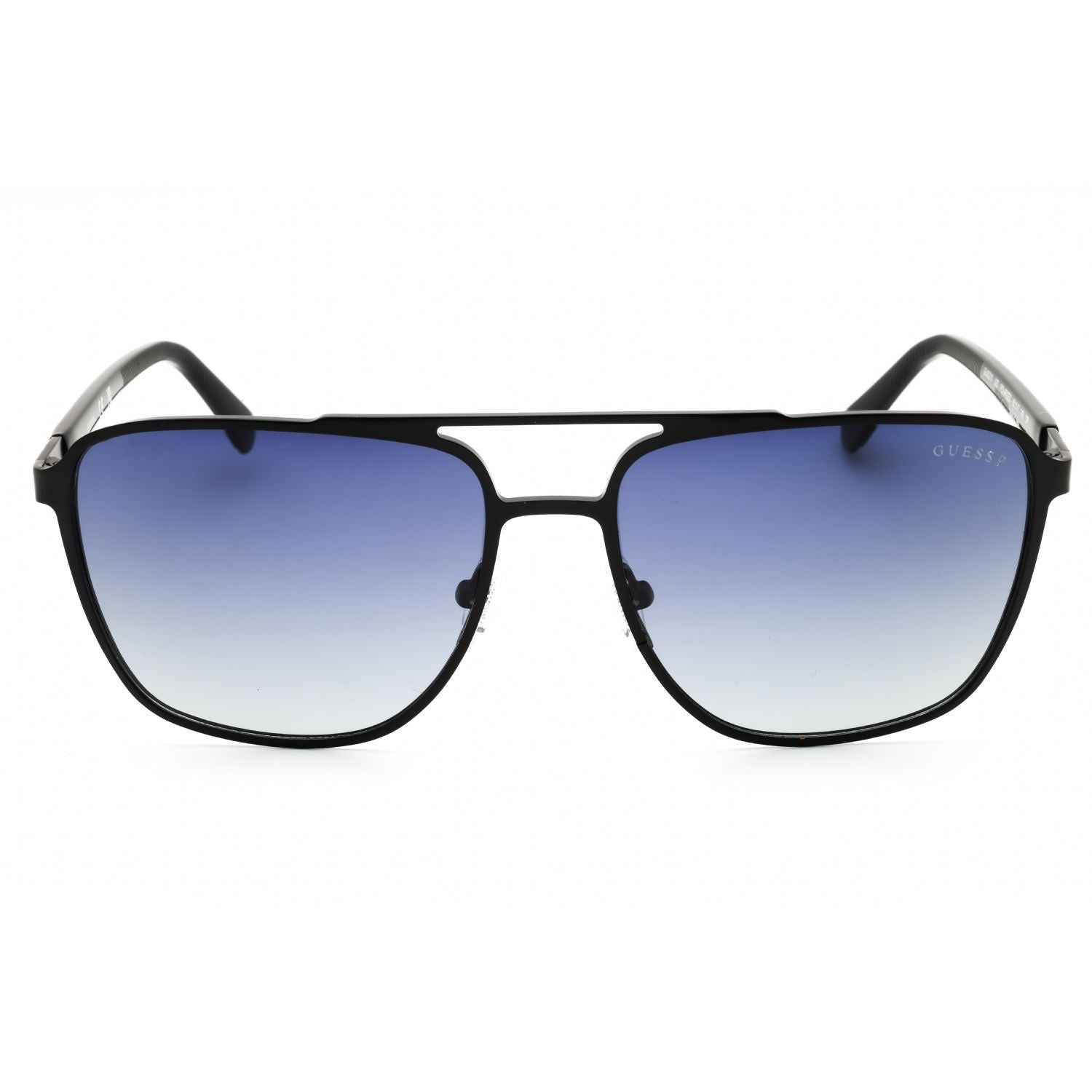 Guess GU00210 Men's Rectangular Polarized Sunglasses – Matte Black