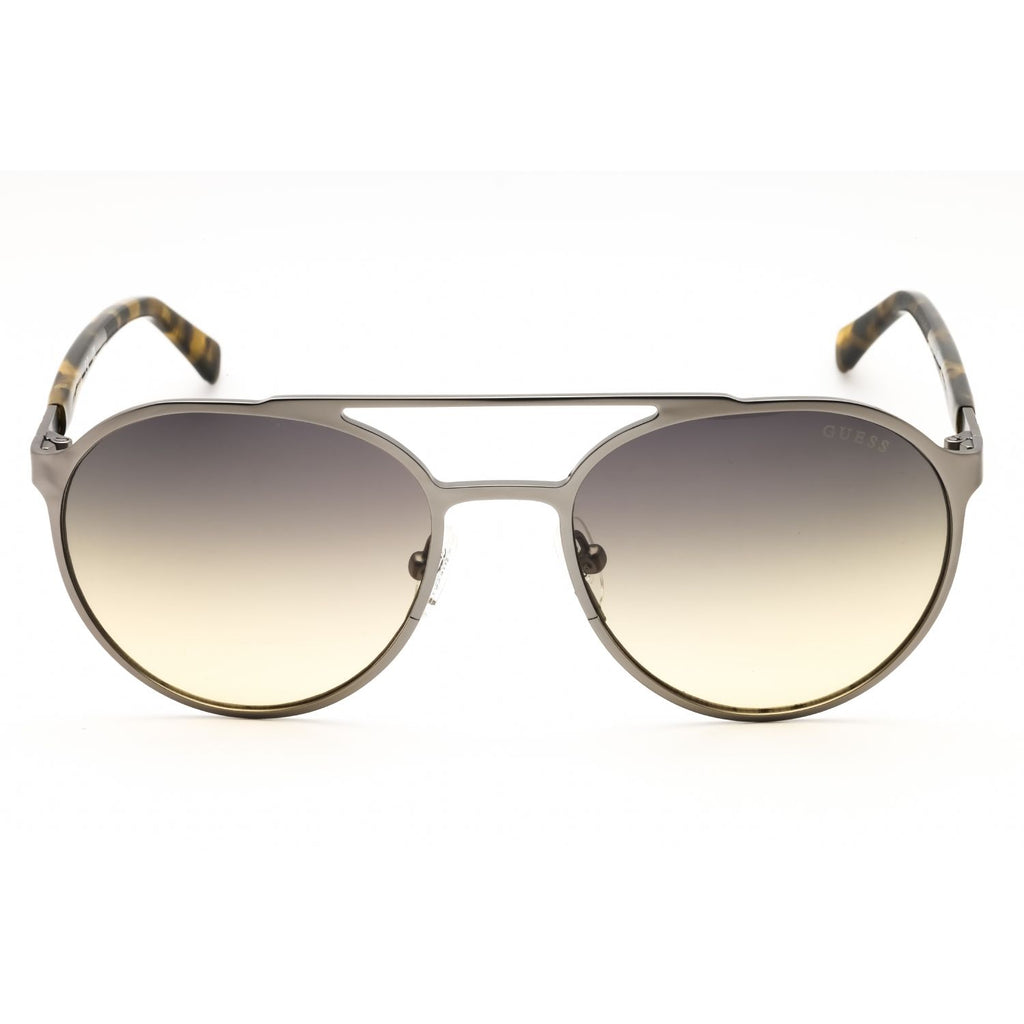 Guess GU00211 Men's Round Sunglasses – Matte Gunmetal