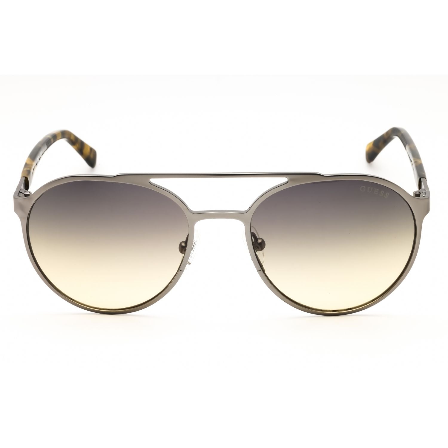 Guess GU00211 Men's Round Sunglasses – Matte Gunmetal