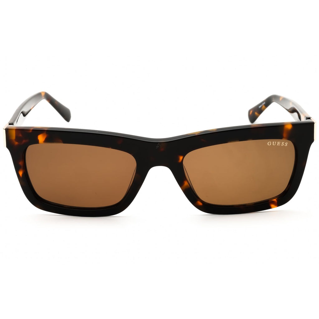 Guess GU00212 Dark Havana / Brown Rectangular Sunglasses