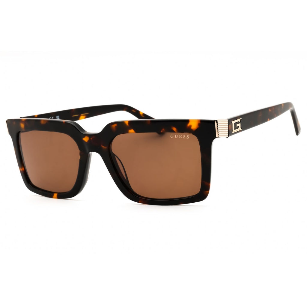 Guess GU00213 Dark Havana / Brown Rectangular Sunglasses