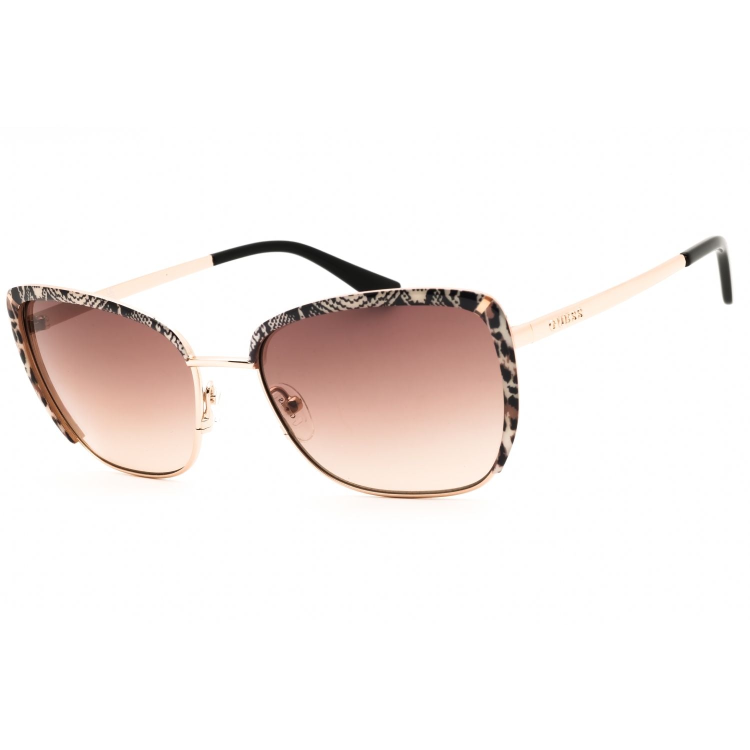 Guess GU00218 Women's Cat Eye Sunglasses – Shiny Rose Gold