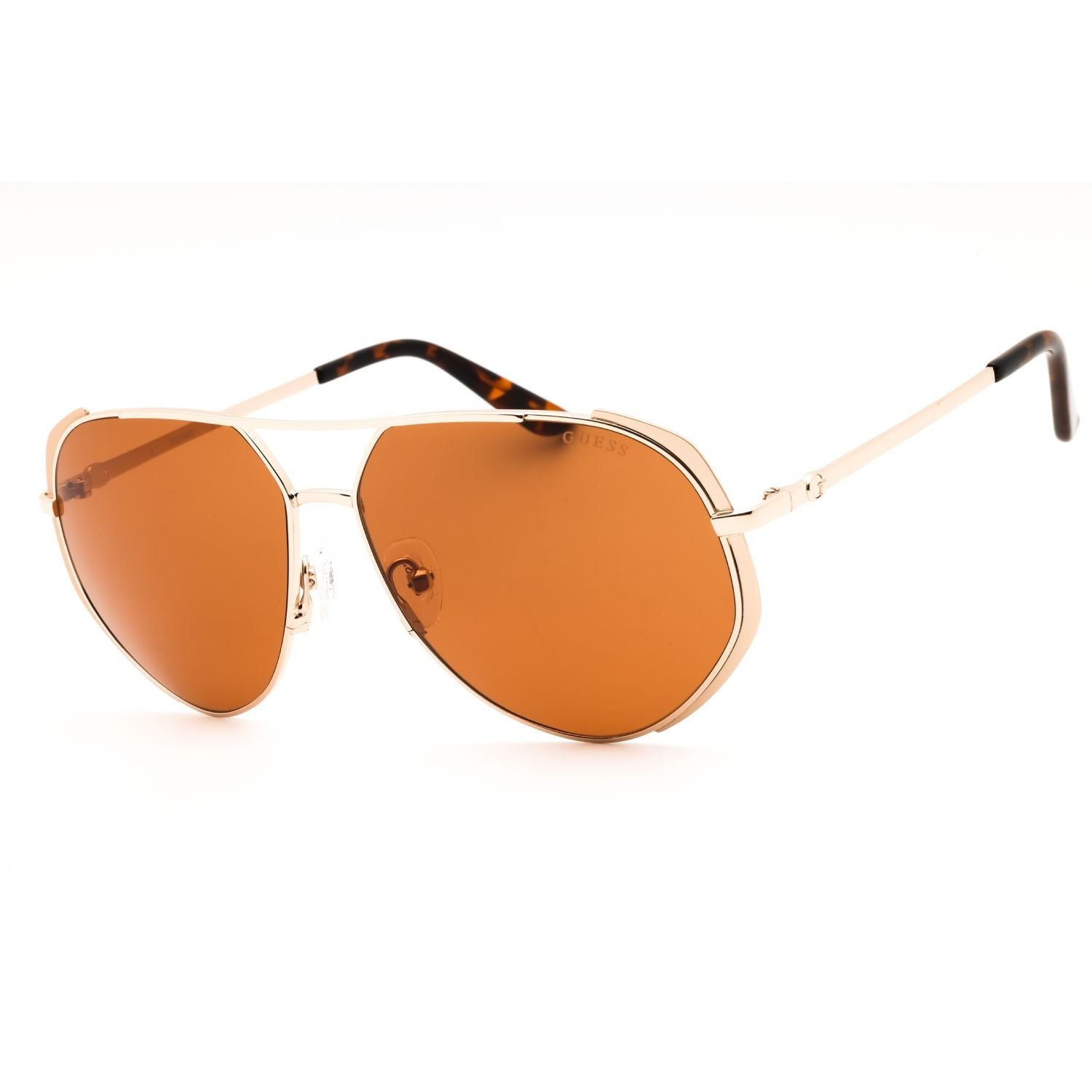 Guess GU00219 Women's Aviator Sunglasses – Gold