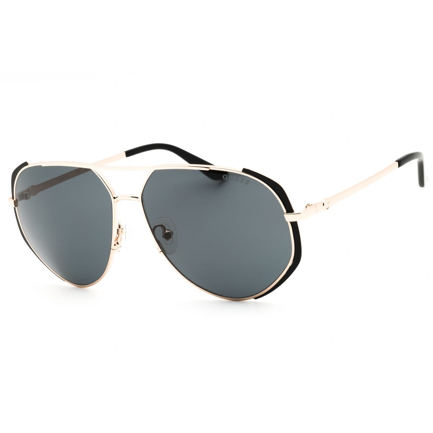 Guess GU00219 Women's Aviator Sunglasses – Matte Black