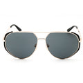 Guess GU00219 Women's Aviator Sunglasses – Matte Black
