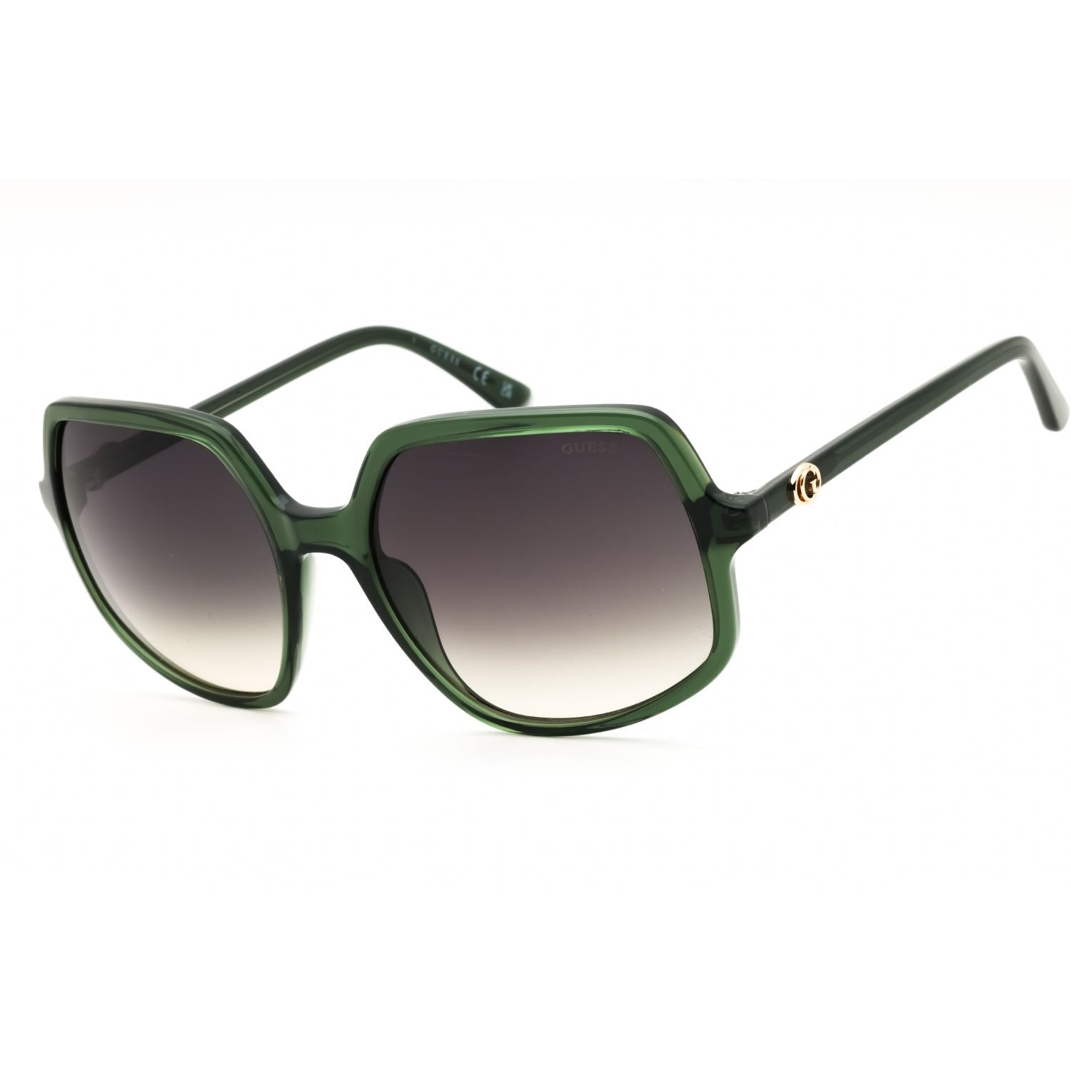 Guess GU00257 Women's Oversized Sunglasses – Shiny Dark Green