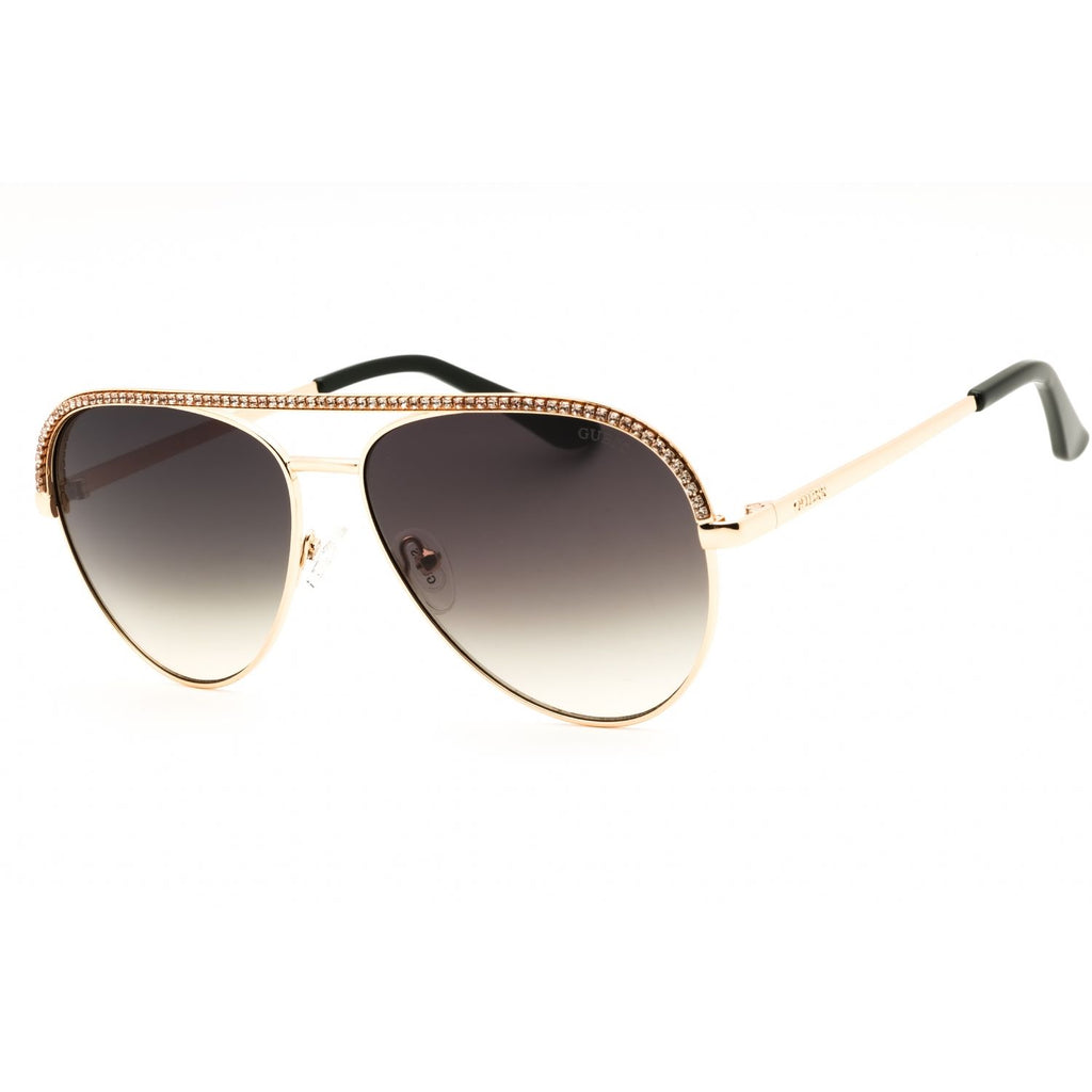 Guess GU00271 Women's Aviator Sunglasses – Shiny Deep Gold