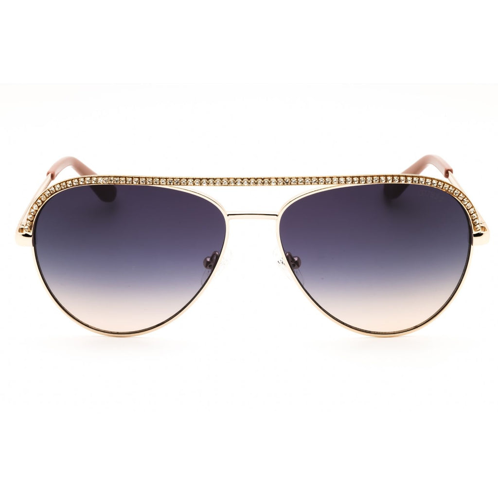 Guess GU00271 Women's Aviator Sunglasses – Gold