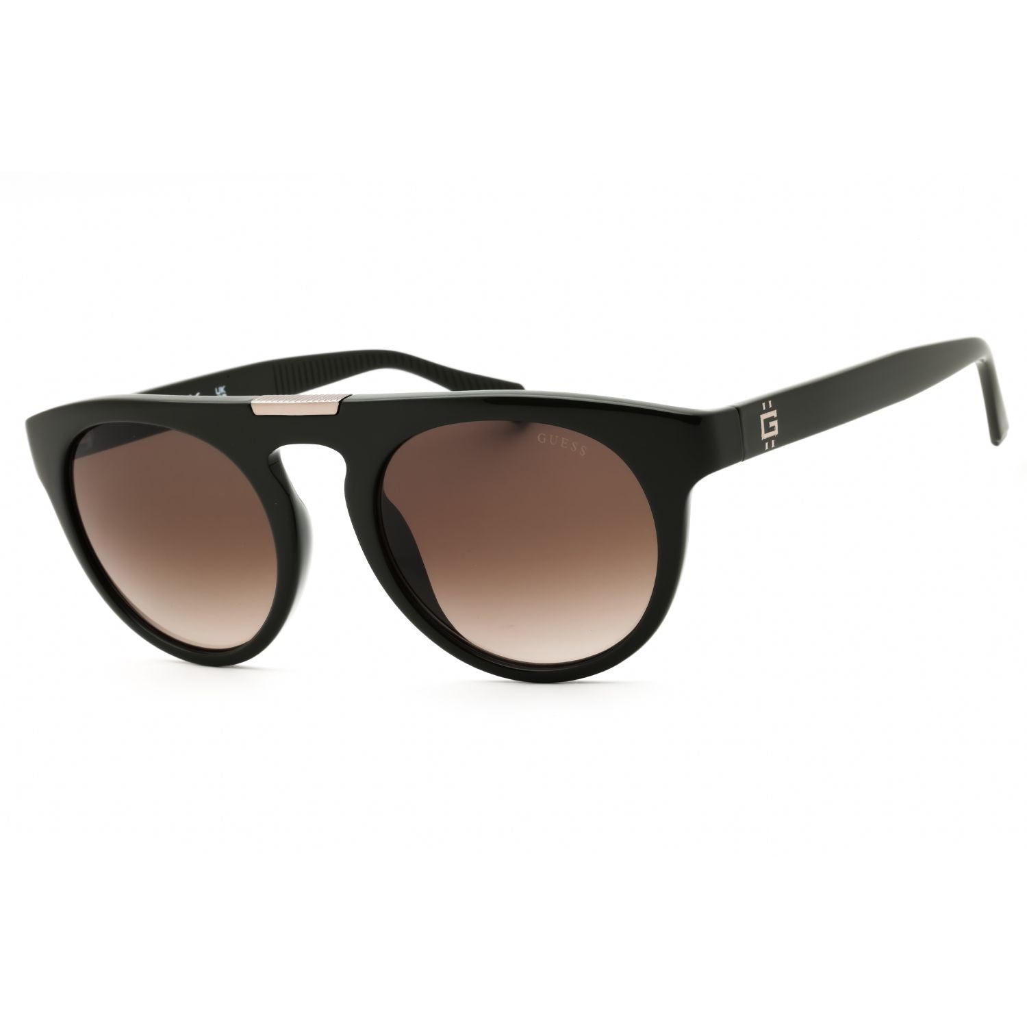 Guess GU00275 Men's Round Sunglasses – Shiny Dark Green