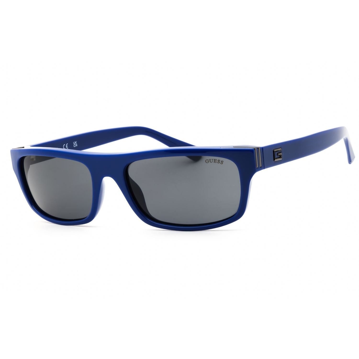 Guess GU00276 Men's Rectangular Sunglasses – Shiny Blue