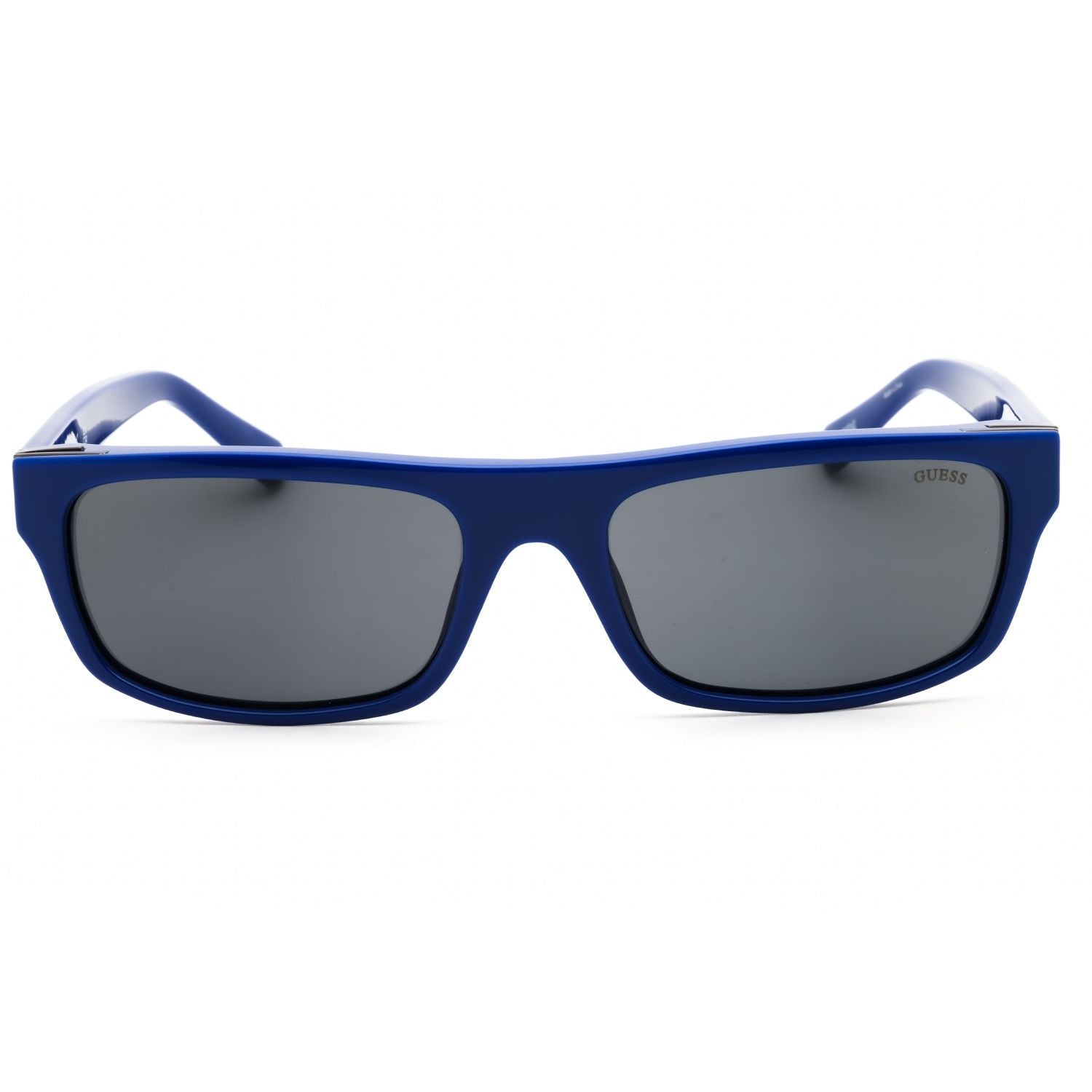 Guess GU00276 Men's Rectangular Sunglasses – Shiny Blue