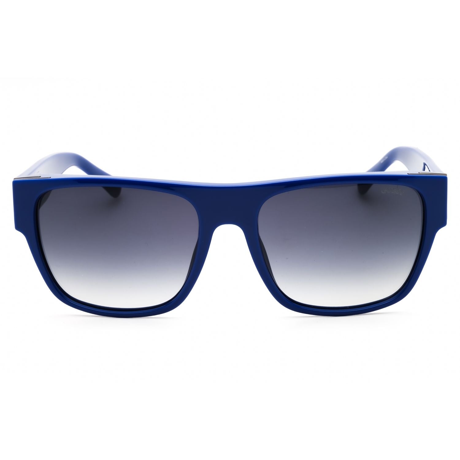 Guess GU00277 Men's Rectangular Sunglasses – Shiny Blue
