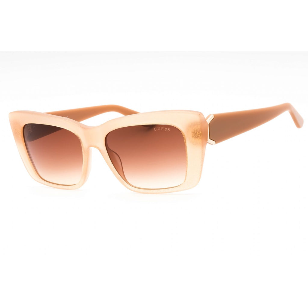 Guess GU7890 Cat Eye Sunglasses Shiny Beige Gradient Brown