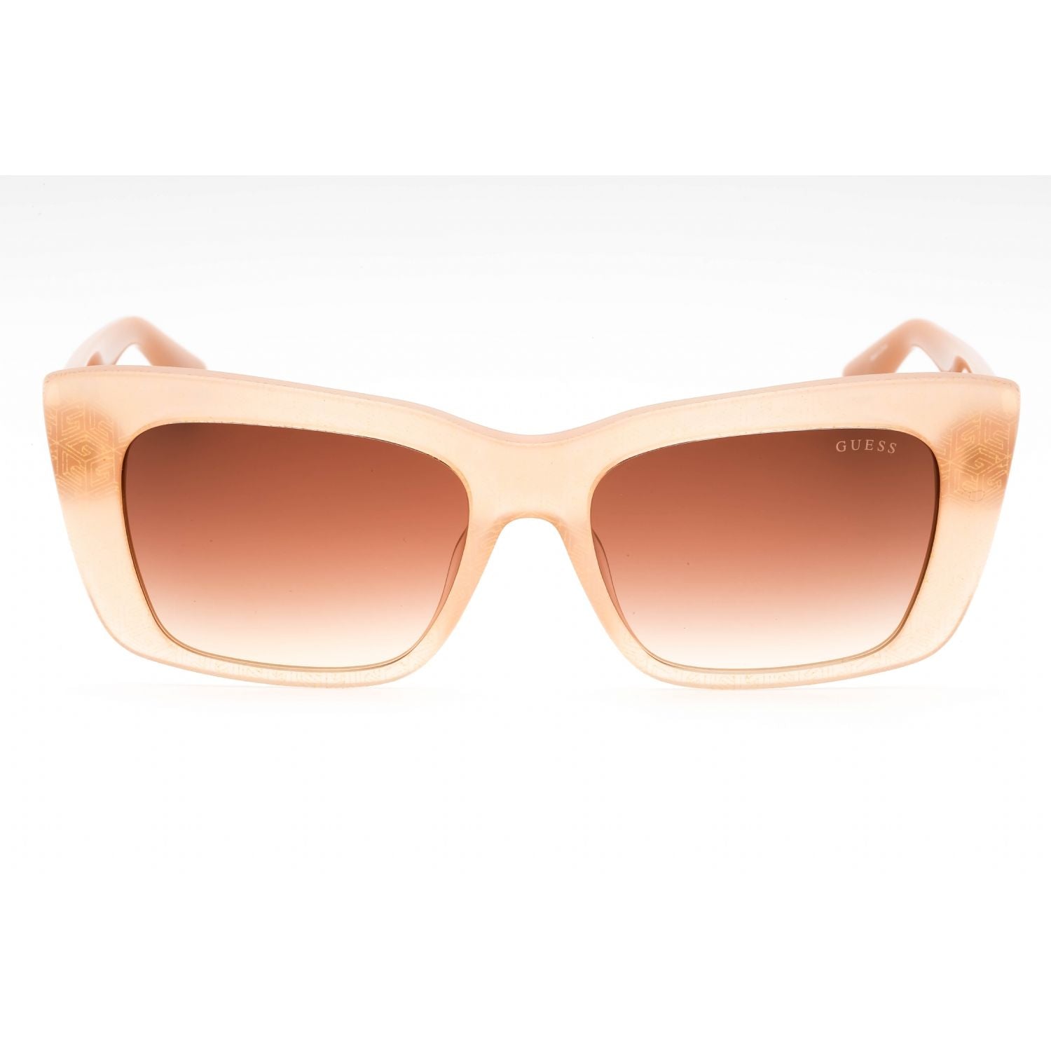 Guess GU7890 Cat Eye Sunglasses Shiny Beige Gradient Brown