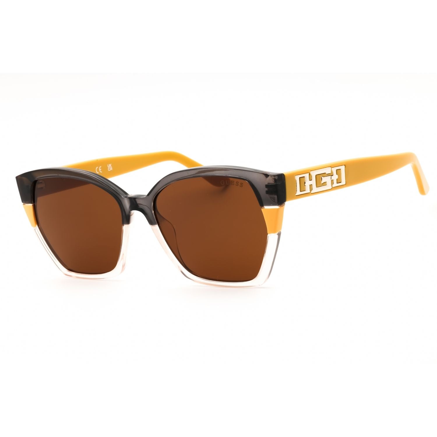Guess GU7912 Women's Rectangular Sunglasses – Yellow