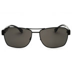 Hugo Boss BOSS 1441/O/S Rectangular Polarized Sunglasses Black/Grey PZ